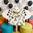 thumbnail image 6 of Wooowa Easter Festival Theme Table Runner with Bunny Egg Floral Print, for Holiday Party Dining Table and Home Scene Decoration, 6 of 6