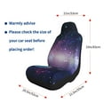 thumbnail image 5 of Rocae Planets Stars And Galaxies1 Print Seat Covers for Cars Trucks and SUVs,Easy to Install Cover Set-1, 5 of 9