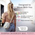 thumbnail image 4 of Kedzie Harper Multi-Pocket Crossbody Bag, Ivory (Women's), 4 of 7