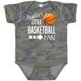 thumbnail image 3 of Inktastic Auntie's Little Basketball Fan Boys or Girls Baby Bodysuit, 3 of 5