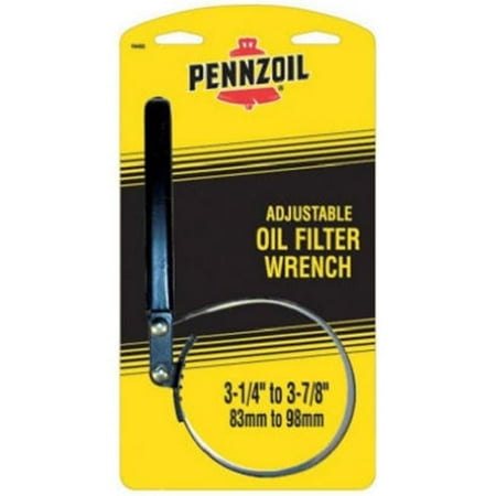 Unique Accessories 19403 Pennzoil Large Strap Oil Filter Wrench- Black