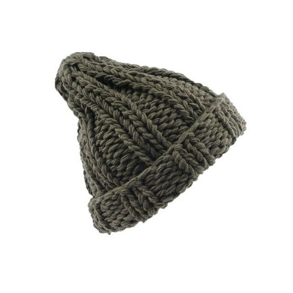 CoCopeaunt European And American New Style Cap Ladies Knit Cap Winter Warm Pure Color Shag Wool Cap