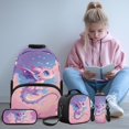thumbnail image 2 of KUIFORTI Cute Dragon 4PCS Kids Backpack Set for Boys Girls with Lunch Box Pencil Case Water Bottle Sleeve for Elementary Primary Middle School Back to School Essentials Gifts Gifts, 2 of 7