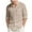 Khaki, variant on Yievot Linen Button Down Shirts for Men Fall Casual Long Sleeve Shirts Regular Fit Beach Vacation Tops with Pocket