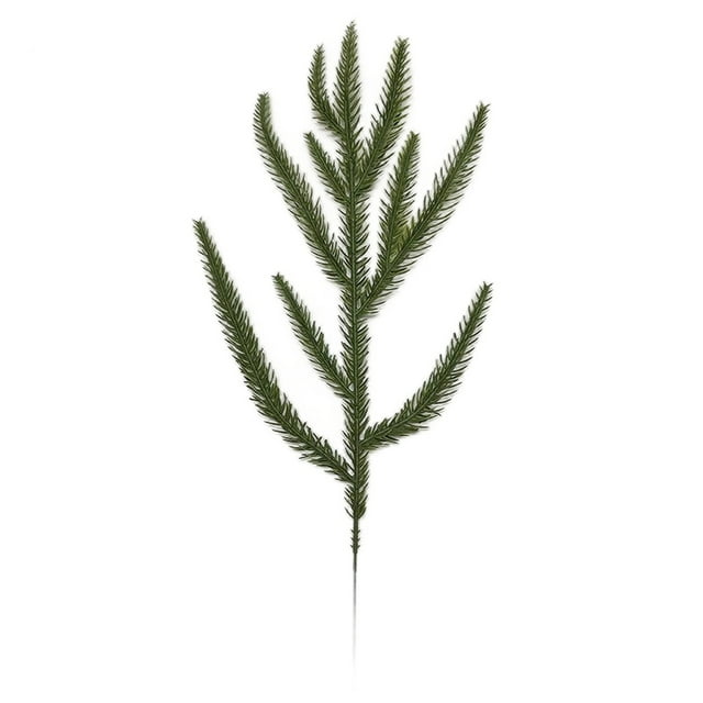Artificial Norfolk Pine Branch – Realistic Faux Greenery Stem for Home & Christmas Decor