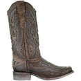 thumbnail image 3 of Corral Brown With Grey Inlay Boots 6, 3 of 5