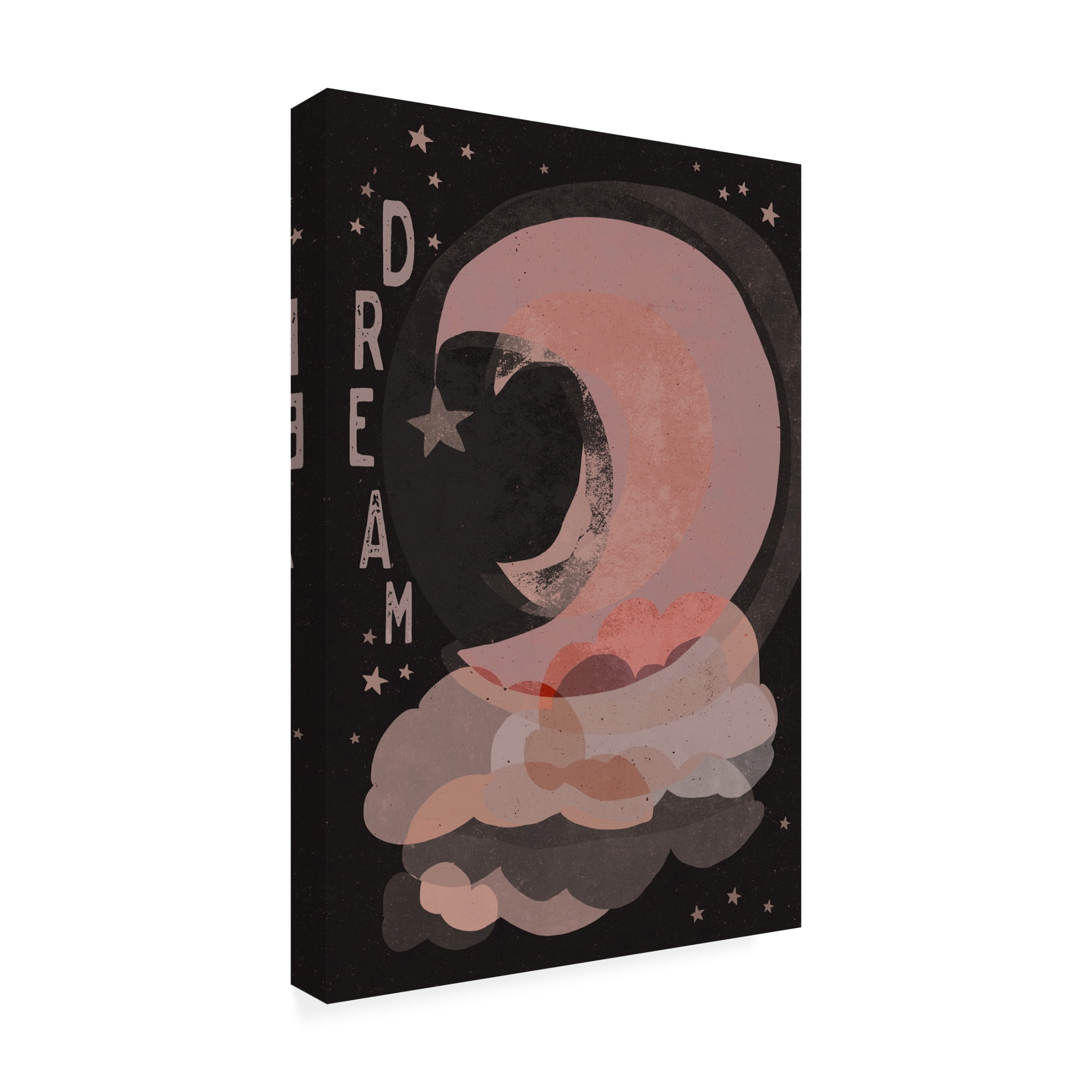 Canvas Wall Art - Treechild 'Dream (Dark Version)' Wall Art for Living Room, Bedroom, or Office D?cor by Trademark Fine Art - 30 x 47 Inches