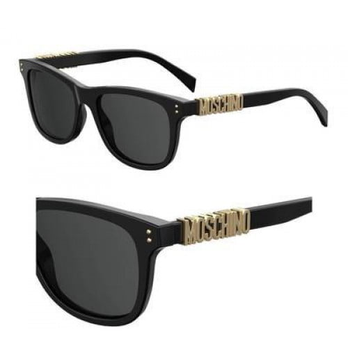 Moschino Sunglasses Moschino Mos 3 /S 0807 Black / IR gray blue lens