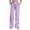 Purple, variant on Wovilon Women's Heart Print Drawstring Relaxed Fit Pants, Soft Stretch Wide Leg Trousers with Pockets, Casual Comfortable Bottoms for Home and Everyday Wear