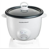 Hamilton Beach 20 Cup Automatic Rice Cooker, Easy Clean, Compact Design ...