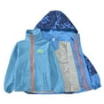 thumbnail image 2 of Uccdo Boys Girls Hooded Windbreaker Rain Jackets With Detachable Fleece Sweatshirts, Kids 2-in-1 Warm Fleece Lined Parka Coats Raincoats 3-13Y, 2 of 8