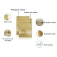 thumbnail image 2 of Bolsas de almacenamiento de papel Kraft PABCK con ventana transparente, paquete de 100, 2 of 4