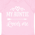 thumbnail image 4 of Inktastic Auntie Loves Me Baby Clothes Boys or Girls Baby Bodysuit, 4 of 5
