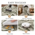 thumbnail image 4 of UERMEI 3'x5' Washable Area Rugs for Entryway Kitchen Bathroom, Non-Slip Soft Low Pile Modern Abstract Inddor Door Mat, Sage Green Cream, 4 of 7