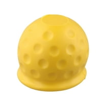 Dreamhall Keep Your Towing Hitch Clean with 50Mm Black Tow Bar Ball Protective Cover,Yellow