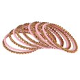 thumbnail image 6 of Efulgenz Indian Oxidized Jewelry Indian Bangle Set Plain Velvet Bangles with Crystal Rhinestone Bangles Bohemian Bracelet Metal Bangle Set Statement Jewelry for Women (26 Pcs), 6 of 6