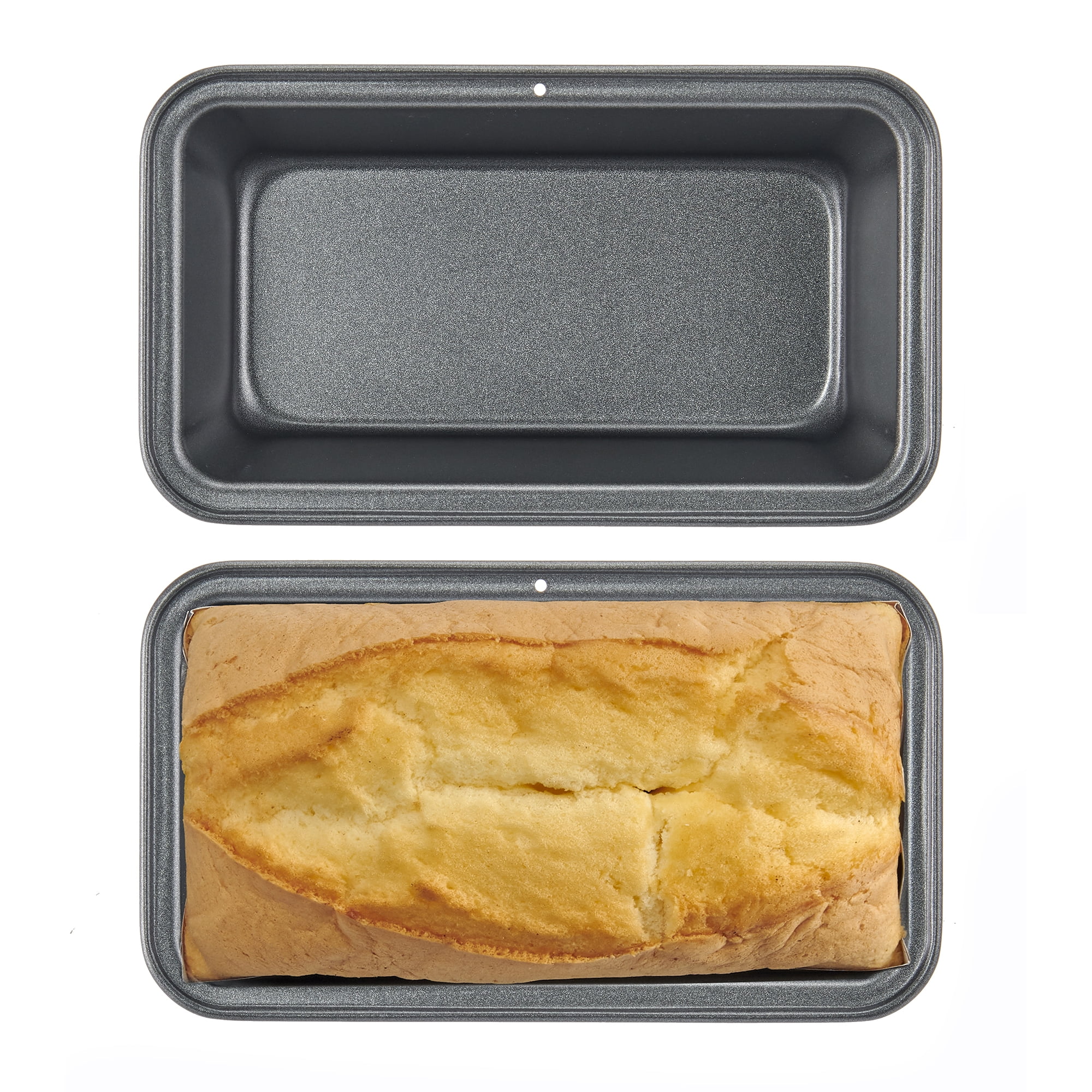 Beasea Mini Loaf Pan 8 Cavity, Nonstick Bakeware Square Bread Pan, Carbon  Steel Mini Loaf Bread Pan Cake Pans for Baking Oven