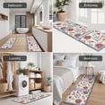 thumbnail image 5 of Pioneer Flower Floral Print Pattern Kitchen Rugs Sets Of 3,Kitchen Runner Rugs Non Skid Washable,Decorative Kitchen Floor Mats for Kitchen,Sink,Laundry,17X30 Inch + 17X47 Inch + 17X59 Inch, 5 of 6