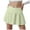 Green, variant on YDFCWXW Women Mini Tennis Skirts with Shorts High Waisted Golf Skirts Pleated A Line Short Skirt Flowy Workout Sport Athletic Skorts Beige, S