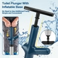 thumbnail image 6 of Toilet Plunge Blaster, High-Pressure Air Drain Blaster Plunge Blaster Multi-drain Unclogger For Toilets, Bathroom Floor, Drain Sinks And Plumbing Clogs,Blue, 6 of 8