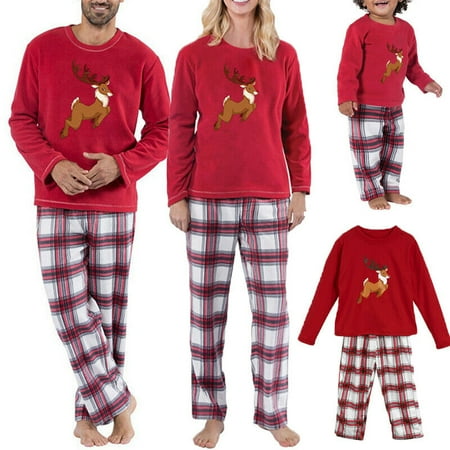 

Family Matching Pjs Mens Women Kids Christmas Pyjamas Xmas Nightwear PJs Sets
