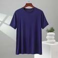 thumbnail image 2 of hoksml Men's Soft Modal Blend T-Shirt Lightweight Breathable Short Sleeve Casual Crew Neck Top, 2 of 5