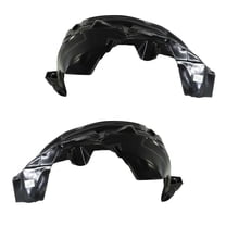 DAMAIJOY for Nissan for Frontier off-Road 2005-2008 & LE/SE 2005-2010 & PRO-4X 2009-2018 & S/SL/SV 2011-2018 & Desert Runner 2013-2018 Crew Cab Pickup Extended LH & Set of 2 Splash Shield