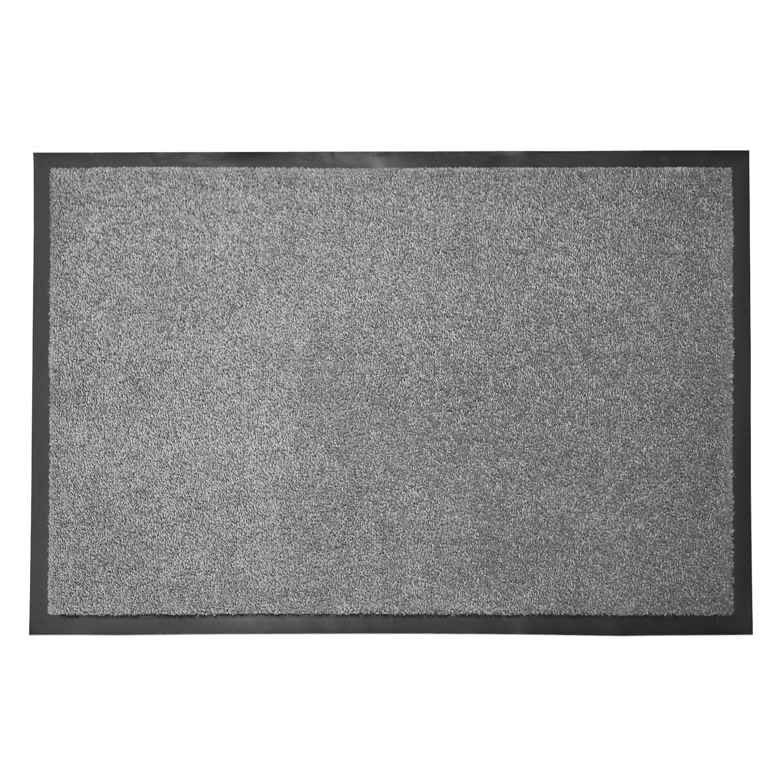 Gray Non-slip, casa pura Carpet Entrance Mat 36" x 48"Absorbent Mottled 