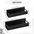 thumbnail image 2 of Punch Free Storage Rack, No Drill Wall Mounted Organizer, Kitchen Storage Rack, Bathroom Storage Rack, Balcony Storage Rack, Jar Holder Shelf, Easy Install Storage Shelf for Organization, 2 of 7