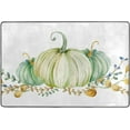 thumbnail image 4 of Dreamtimes Green Pumpkins Area Rug 36x24in Thanksgiving Harvest Non-Slip Floor Carpet Comfort Floor Mats Decor for Indoor Living Dining Room and Bedroom Area, 4 of 7