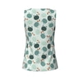 thumbnail image 5 of Picia Frog And Dragonflies Pattern Women's Workout Tank Top,Breathable Activewear,Slim Fit Athletic Top,Versatile Workout Moisture-wicking top-Medium, 5 of 9