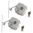 thumbnail image 4 of 2Pcs Locking Fuel Cap 03-37017-002 for Cascadia Columbia 1996-2018, 4 of 5