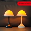 thumbnail image 6 of Mushroom Table Lamp, Vintage Lamp LED Desk Lamps Cordless Reading Light Rechargeable Night Light, 3-Way Stepless Dimmable Touch Lights, Summer Decorations for Home, 6 of 6