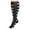 Black, variant on COM1950s Men's Running Socks, Mens Casual Solid Running Fitness Plus Extra Large Nylon Nurse High Socks, and 1 Socks Men