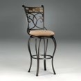 thumbnail image 1 of Hillsdale Pompei 24" Swivel Counter Stool in Black Gold, 1 of 3
