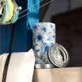 thumbnail image 3 of 20 Oz Pioneer Flower Coffee Tumbler Double Wall Insulated Stainless Steel Water Bottle | Metal Reusable Thermoses Flask with Cup Cap | Leak & Sweat Proof with Anti-Dust Lid, 3 of 7