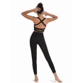 thumbnail image 6 of Womens Longline Sports Bras Strappy Open Back Workout Tank Tops for Yoga Running Fitness Daily Wear, 6 of 7