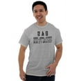 thumbnail image 4 of Dad Genuine World's Greatest Father Men's Graphic T Shirt Tees Brisco Brands S, 4 of 5