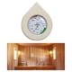 thumbnail image 5 of Madera de pino Sauna Termómetro Higrómetro Medición de temperatura y humedad interior kusrkot Termómetro de sauna, 5 of 8