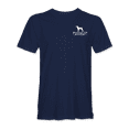 thumbnail image 2 of Straight Up Southern Mens Making Waves American Flag Fish Short Sleeve T-shirt-Navy-medium, 2 of 4