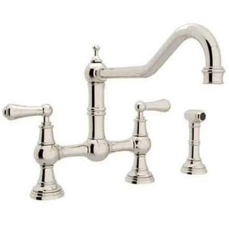 Rohl U4764 Perrin and Rowe Bridge Kitchen Faucet Available in Various Colors