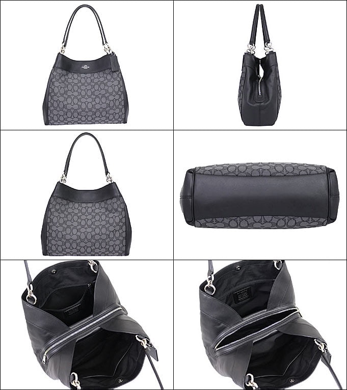coach lexy shoulder bag in outline signature