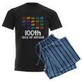thumbnail image 6 of CafePress - 100Th Day Of School Pajamas - Men's Dark Loose Fit Cotton Pajama Set, 6 of 7