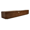 thumbnail image 2 of POVISON Modern Wood TV Stand, Lowline TV Console With Drawers, Open Storage, Cabinet, Walnut Veneer, Fully-Assembled, 70.87", 2 of 9