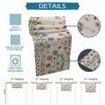 thumbnail image 6 of Spring Floral Table Runner 108 Inches Long Farmhouse Dress Scarves, Pink Blue Flowers Butterfly Rustic Dining Tablerunner for Coffee Table/Kitchen Island/Party Décor, 13" x 108", 6 of 8