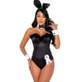thumbnail image 5 of Playboy Women's Black Boudoir Bunny Costume, 5 of 7