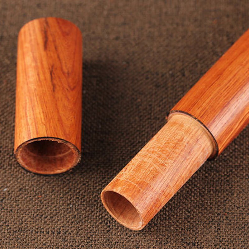 Wood Wooden Joss-stick Box Buddha Incense Sticks-Storage Holder Barrel-21.5cm 