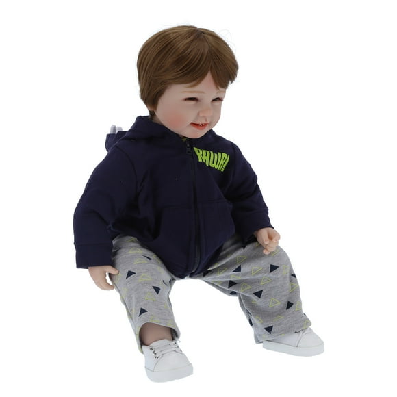 Muñeca de Vinilo bebé linda de cuerpo suave 55 cm NikouMX