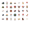 thumbnail image 6 of Patriotic Sticker Pack Military Stationery Stickers Badge Graffiti Decals for Notebooks Suitcase, 6 of 9