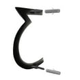 thumbnail image 3 of 6 Inch NACH Floating Mount Shadow House Address Number For Outside or Inside, Metal Modern House Numbers For Mailbox, Front Door, Maximum Rust Protection, Black Aluminum, Number 3, HH-SDW6-BLK-3, 3 of 5